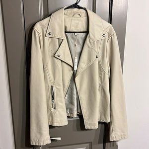 Max studio leather jacket